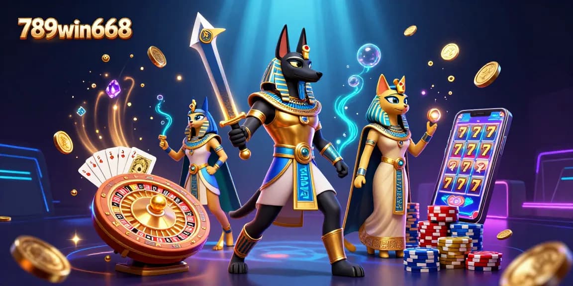 Experience thrilling gameplay at 789win668 with ancient Egyptian-themed digital casino adventure.