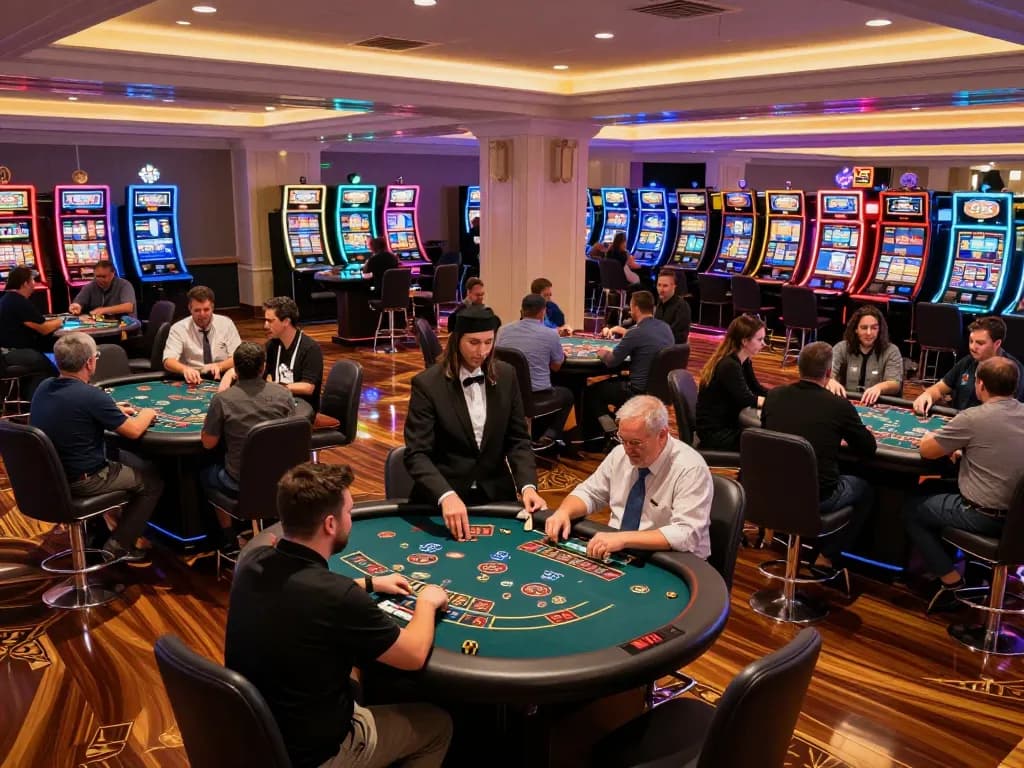 Experience the excitement of games at trang chủ llwin, where Blackjack tables buzz with action and lively atmosphere.