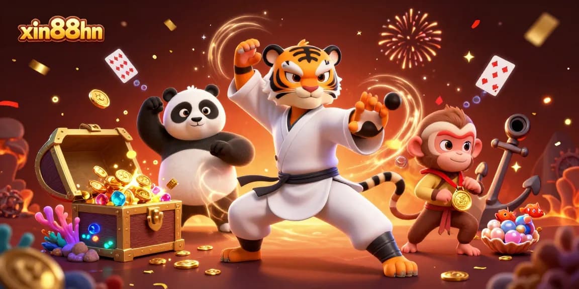 Experience thrilling gaming adventures with xin88hn’s exciting characters and vibrant elements.