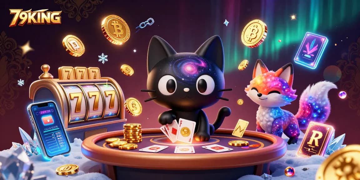 Experience thrilling gaming with 79KING in a vibrant cosmic casino filled with jackpots and crypto coins.