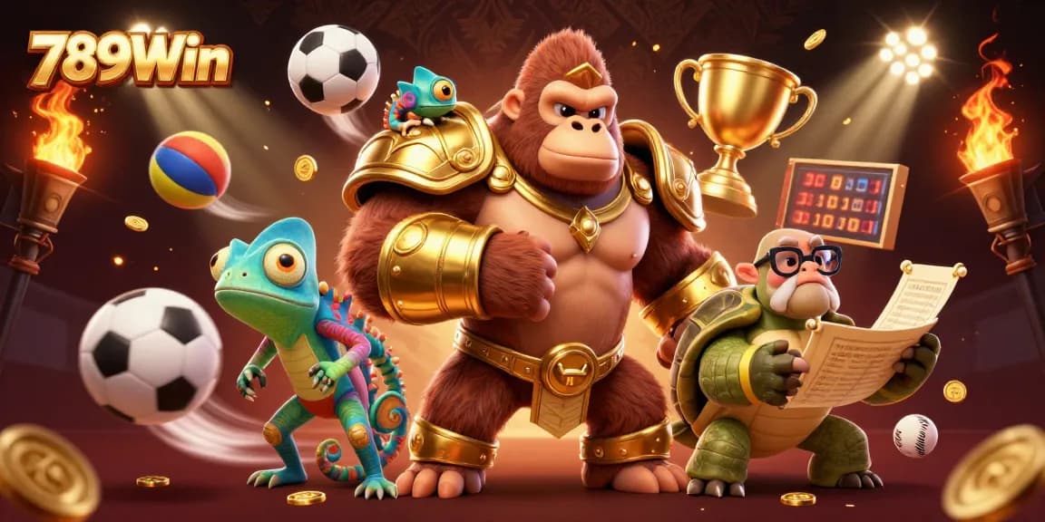 Experience thrilling gameplay with 789Win, showcasing a vibrant 3D casino scene filled with action and excitement.