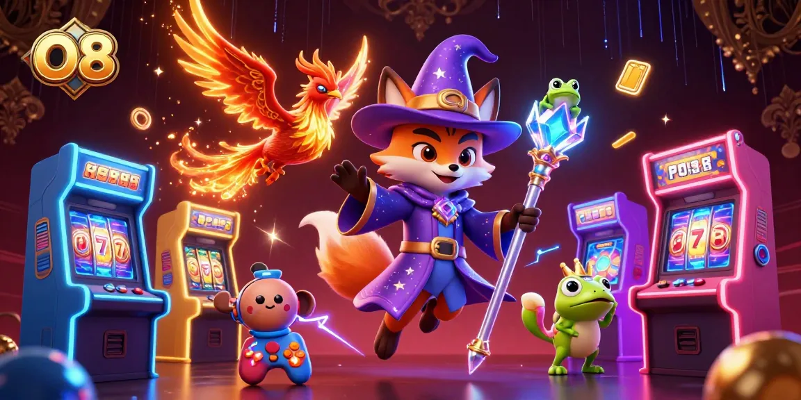 Experience explosive wins as O8’s wizard fox leads an epic casino adventure filled with jackpots.