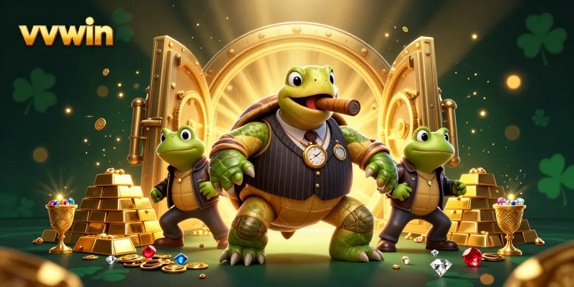 Experience thrilling moments with vvvwin's cartoon characters in a dynamic casino setting.