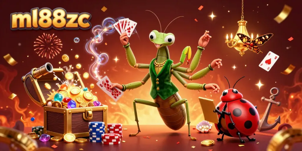 Win big at ml88zc with dynamic 3D characters managing a thrilling casino game scene.