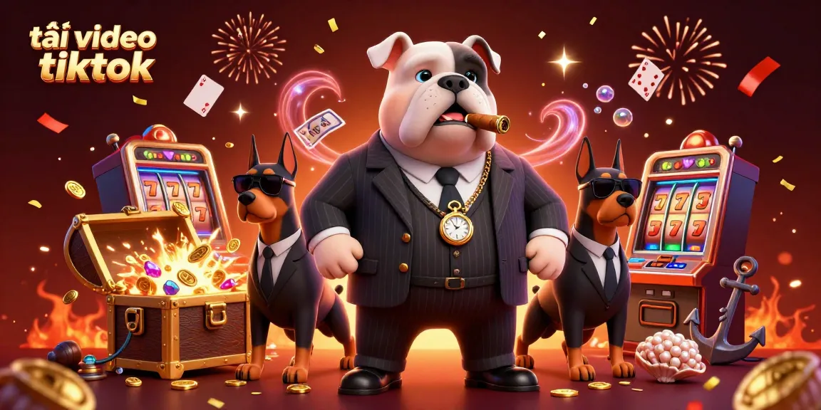 Download high-quality videos without watermark using tải video tiktok tool in a dynamic casino-themed scene.