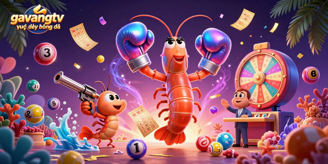 Experience gavangtv trực tiếp bóng đá with vibrant game elements in this dynamic 3D illustration.