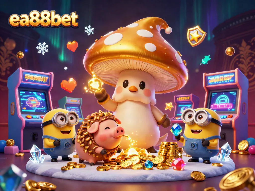 Experience thrilling gaming and treasure hunting magic at ea88bet with whimsical characters.