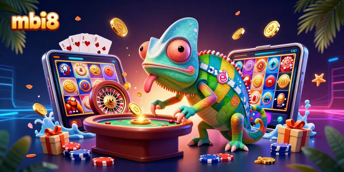 Win big at mbi8 with vibrant casino games, golden coins, and engaging slot action!
