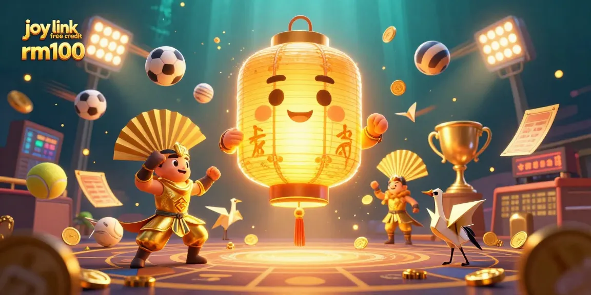 Engage with joy link free credit rm100 at an exciting night market casino featuring dynamic sports elements.