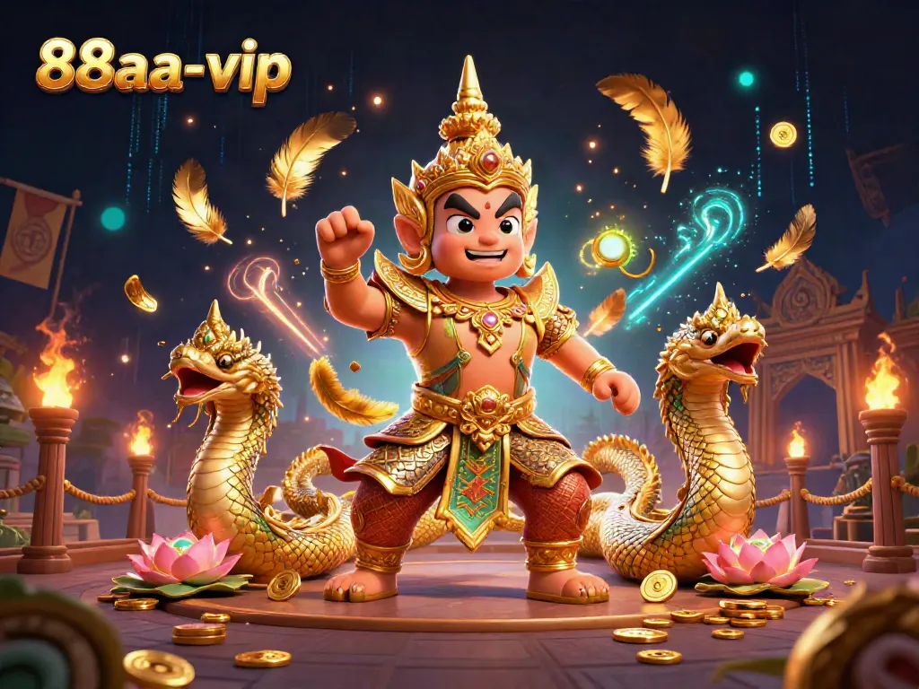Experience the thrill of 88aa-vip with exotic guardians and golden treasures in an electrifying casino setting.