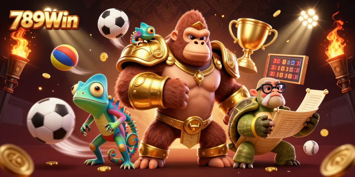 Experience thrilling gameplay with 789Win, showcasing a vibrant 3D casino scene filled with action and excitement.